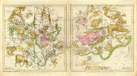 The Constellations in April - September, 1835