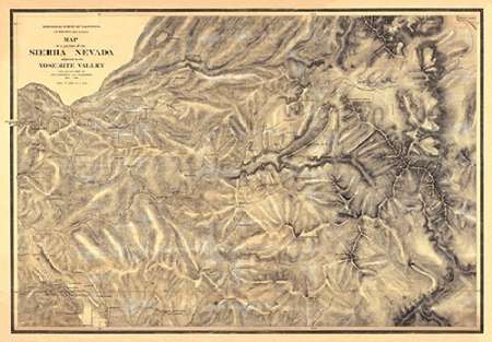 Sierra Nevada adjacent to the Yosemite Valley, 1869