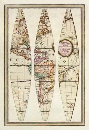 Globo Terrestre I, 1792