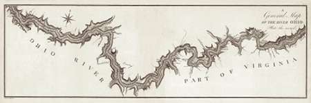 A General Map of the River Ohio, Plate 2, 1796