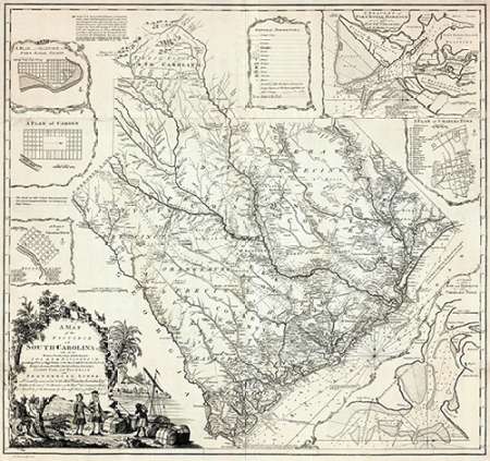 A Map of the Province of South Carolina, 1773