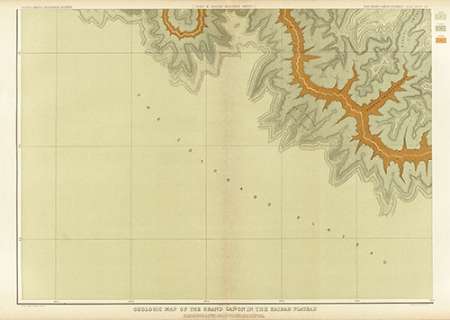 Grand Canyon - Geologic Map of The Southern Part of The Kaibab Plateau (Part III. South-Western Shee