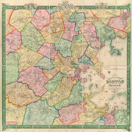 Boston and Vicinity, 1852