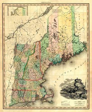 Maine, New Hampshire, Vermont, Massachusetts, Connecticut and Rhode Island, 1823