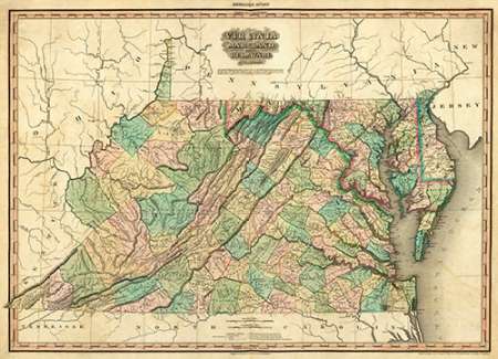 Virginia, Maryland and Delaware, 1823