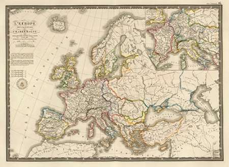 LEurope sous lEmpire de Charlemagne, 1826