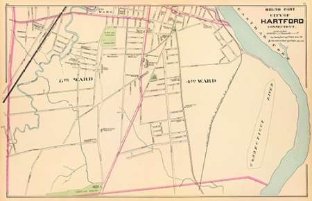 Connecticut: Hartford, South, 1893
