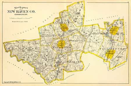 Connecticut: New Haven County North, 1893