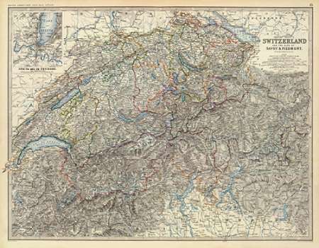 Switzerland, Savoy, Piedmont, 1861