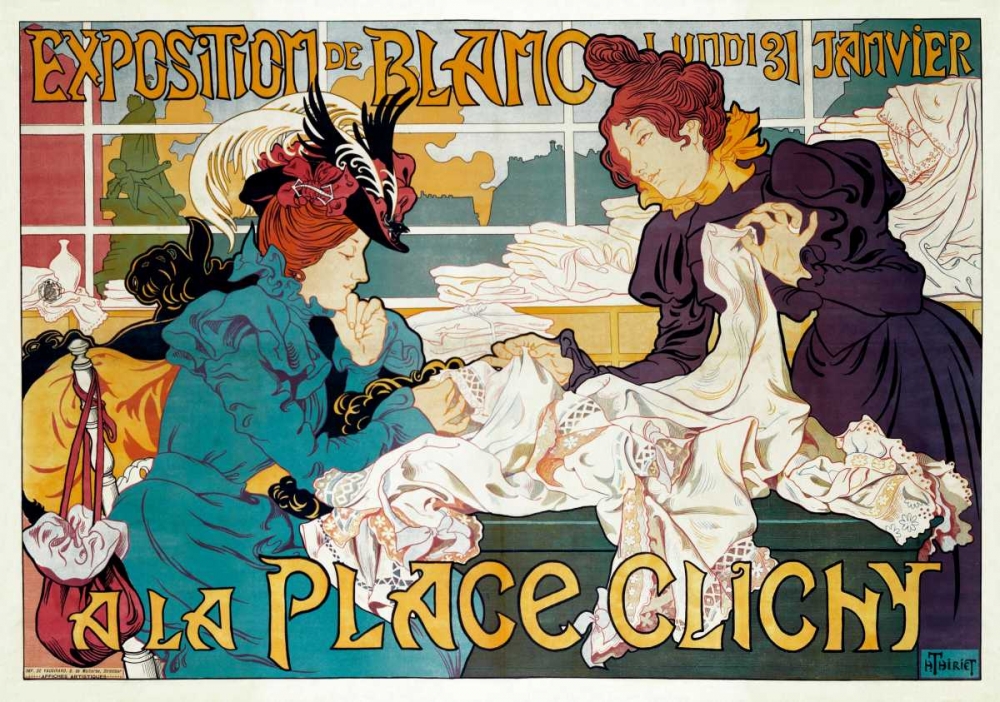 Exposition de Blanc a la Place Clichy