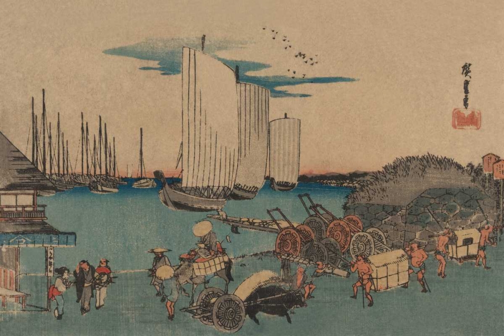 Okido at Takanawa (Takanawa okido no zu), 1832