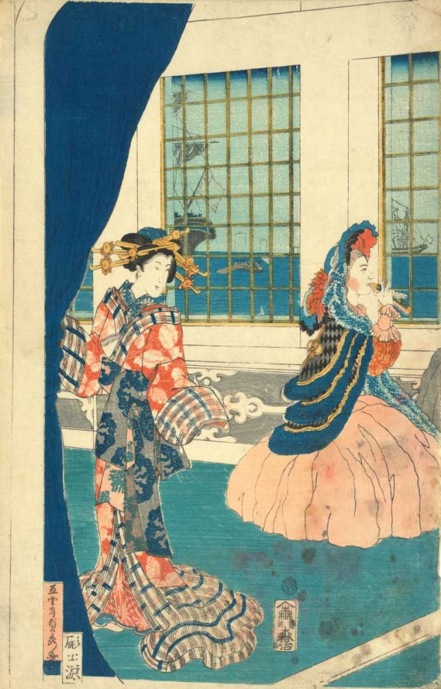 Fascination over an American Woman, 1868
