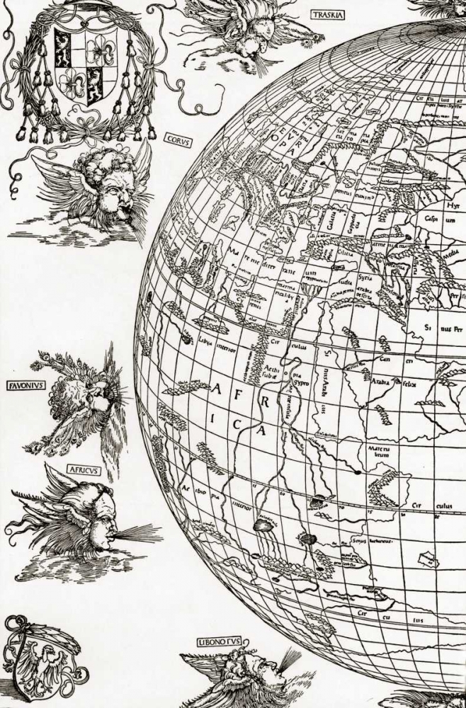 Eastern Hemisphere Of The Terrestial Globe