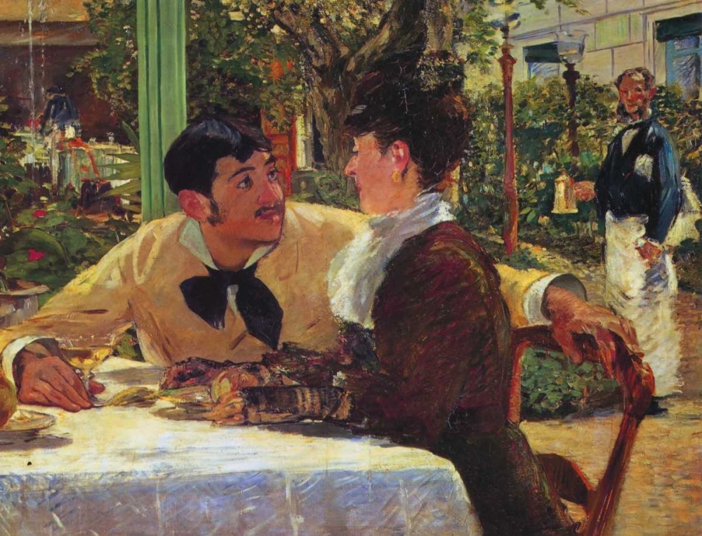 Couple at Pere Lathuille