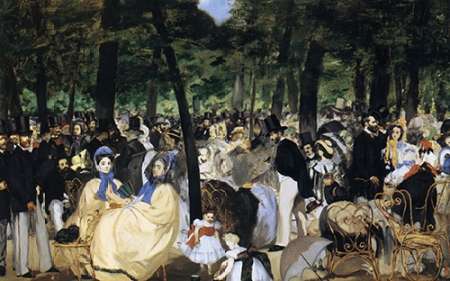 Music in the Tuileries Gardens, 1862