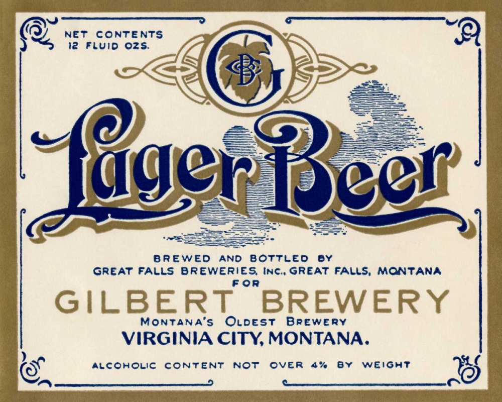 Gilbert Brewery Lager Beer