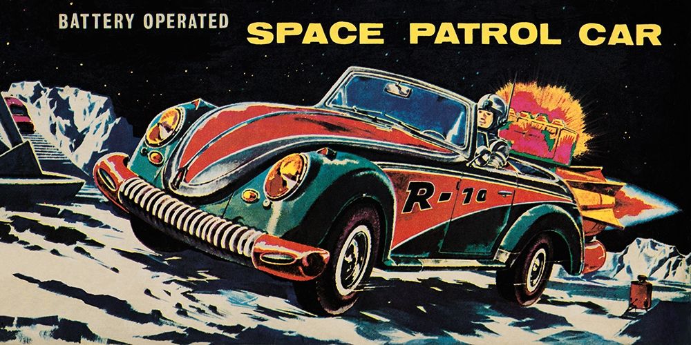 Battery Operated Space Patrol Car