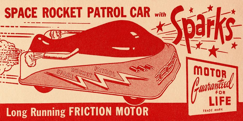 Space Rocket Patrol Car