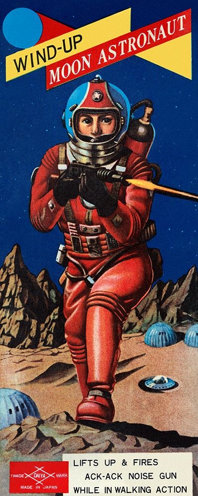 Wind-Up Moon Astronaut