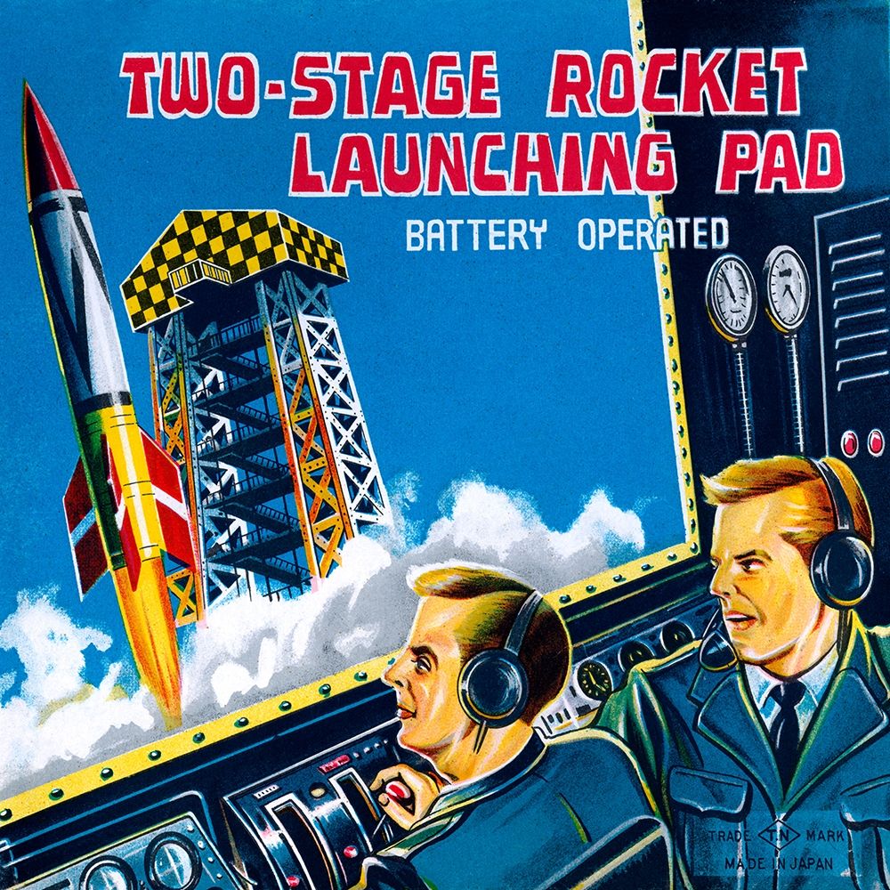 Two-Stage Rocket Launching Pad