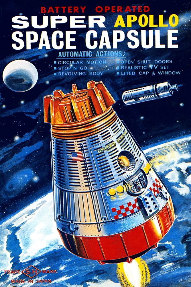 Battery Operated Super Apollo Space Capsule