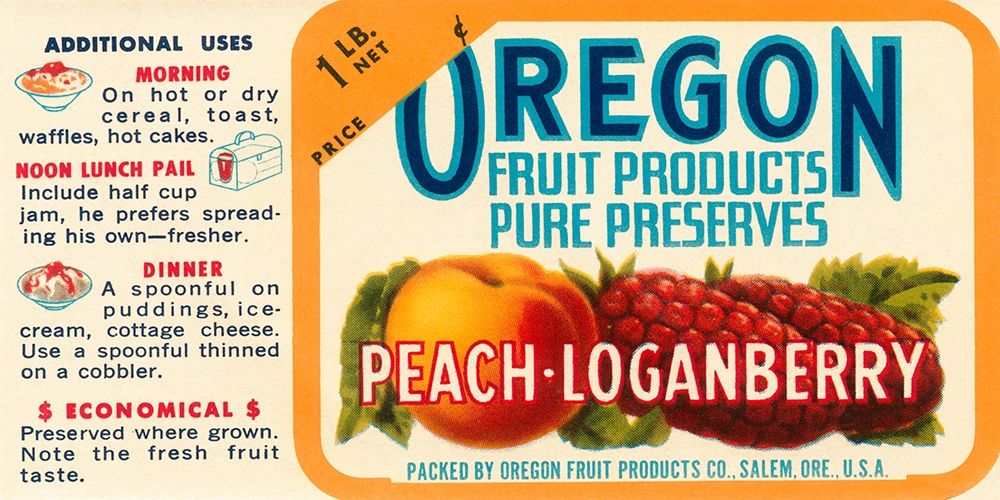 Peach - Loganberry Preserves