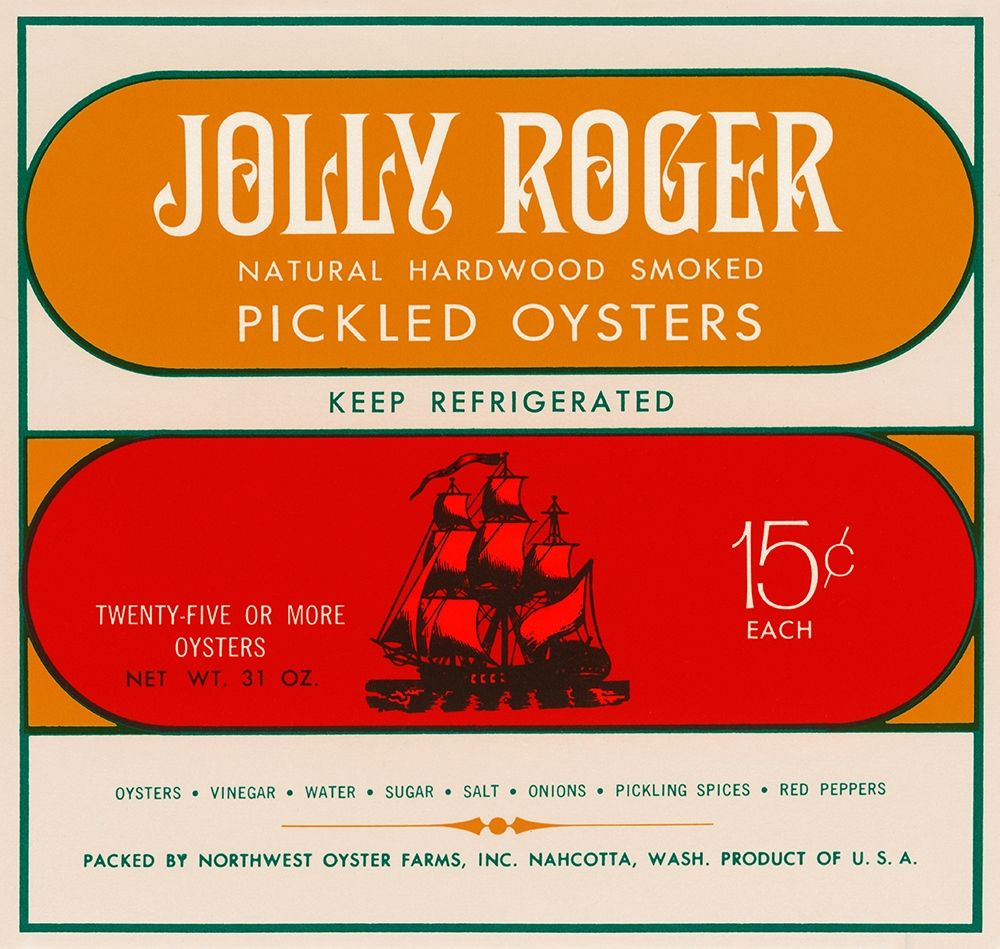 Jolly Roger Pickled Oysters