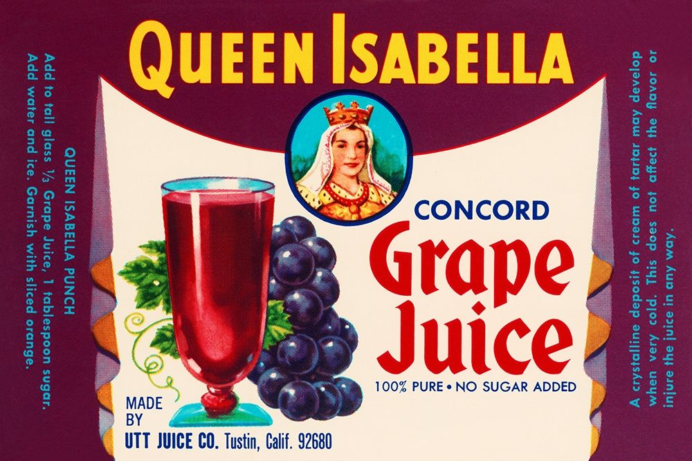 Queen Isabella Concord Grape Juice