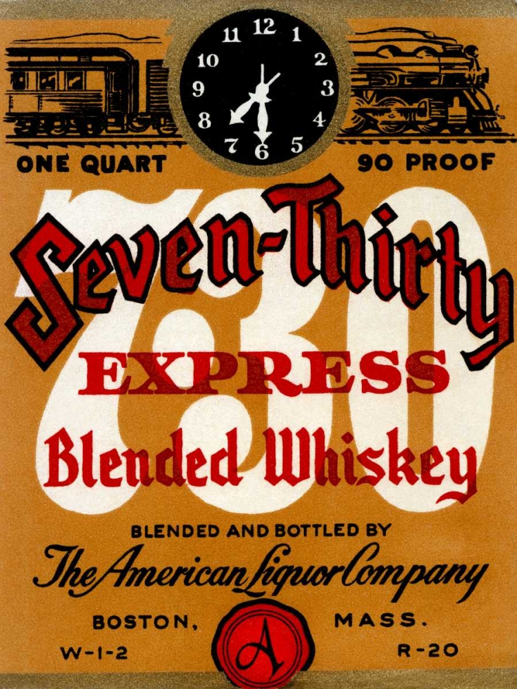 Seven-Thirty Express Blended Whiskey