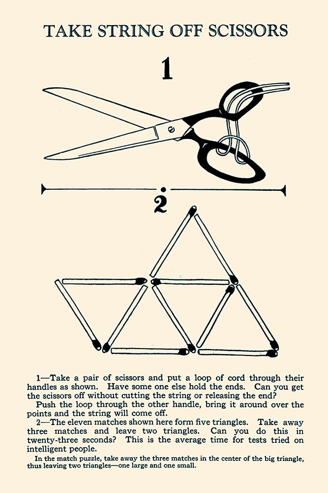 Take String off Scissors