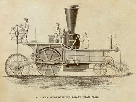 Saladees Self-Propelling Rotary Steam Plow