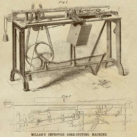 Millars Improved Cork Cutting Machine