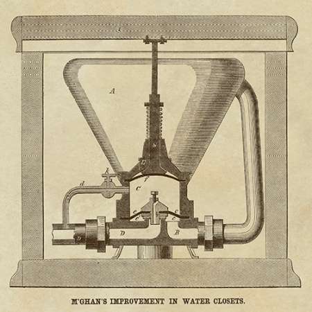 MGhans Improvement in Water Closets