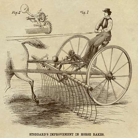 Stoddards Improvement in Horse Rakes