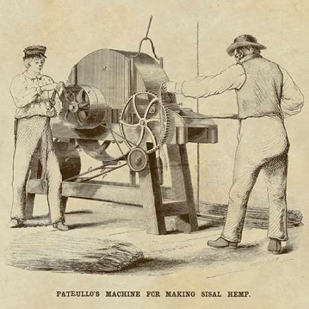Patrullos Machine for Making Sisal Hemp
