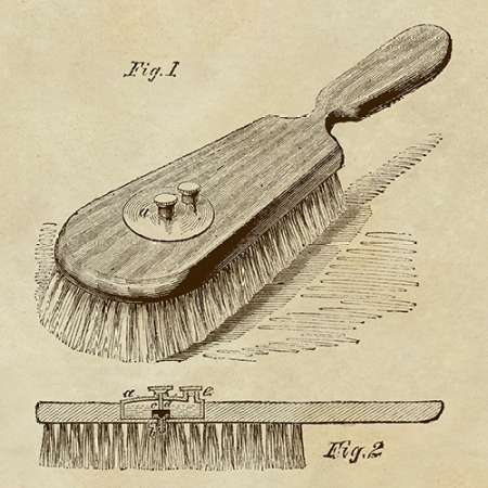 Lotion Dispensing Hair Brush
