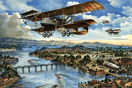 Japanese Plane in the Siberian Intervention