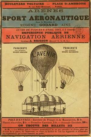 Broadside Announcement of a Balloon Ascension