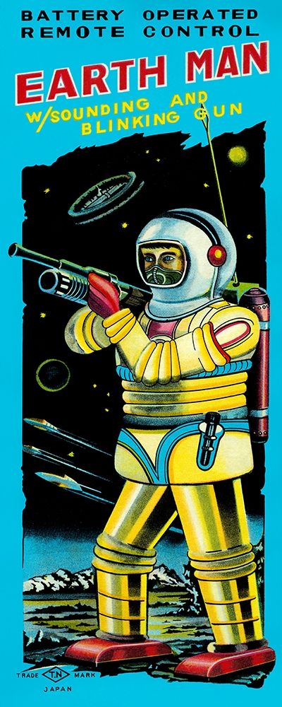 Battery Operated Remote Control Earthman