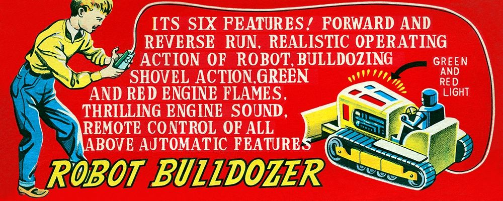 Robot Bulldozer - Six Features