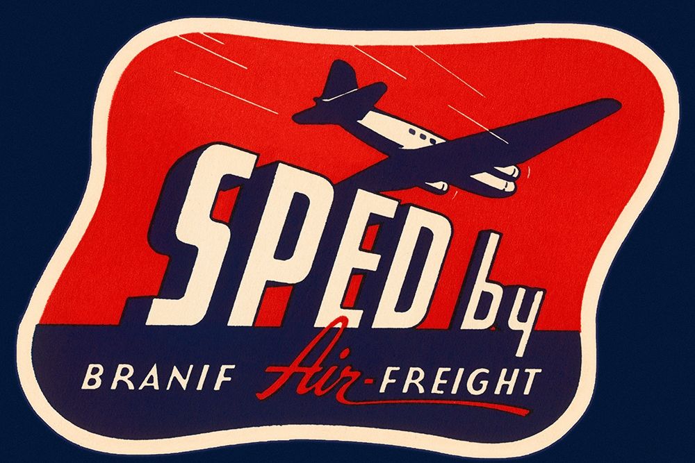 Sped by Branif Air Freight