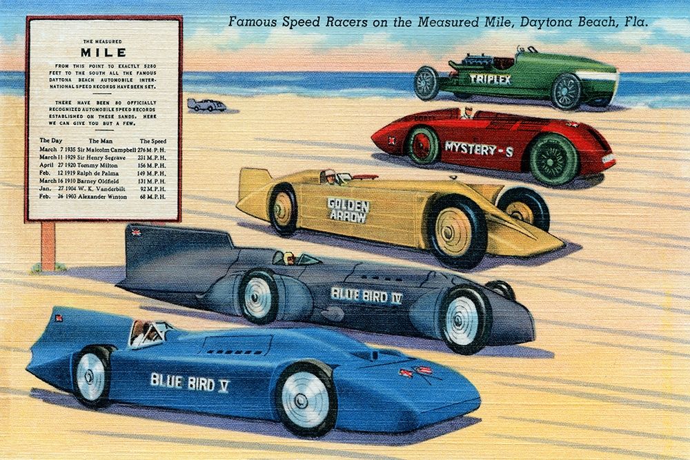Famous Speed Racers on the Measured Mile