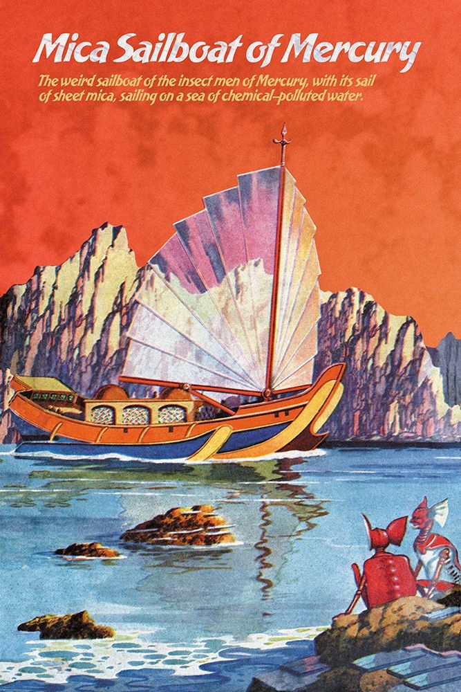 Mica Sailboat of Mercury