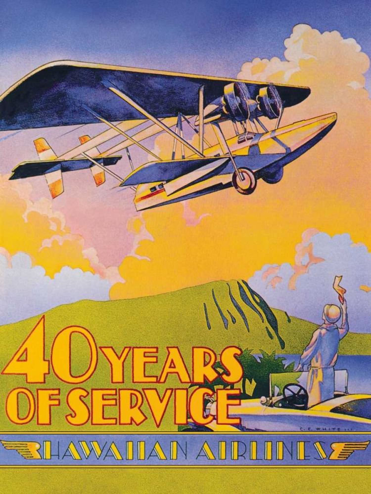 Hawaiian Airlines - 40 Years of Service