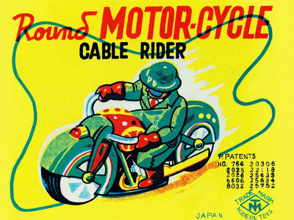 Round Motor-cycle Cable Rider