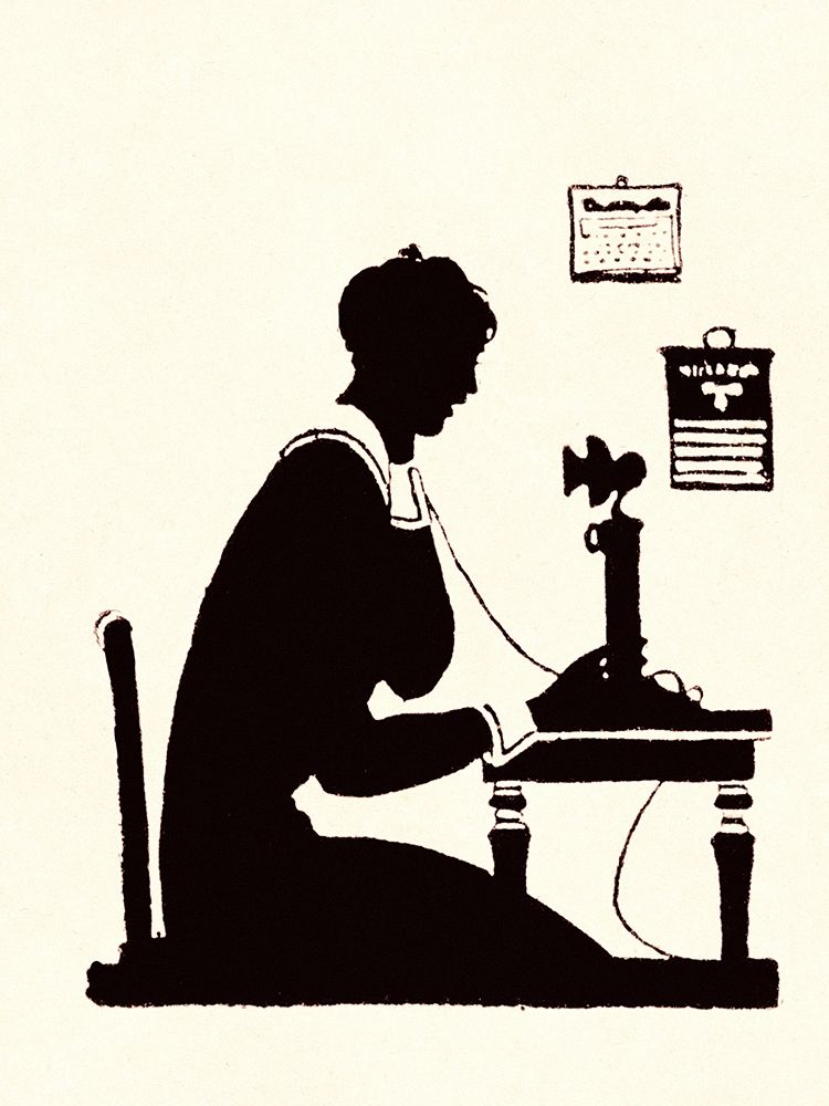 Homemaker Makes a Phone Call