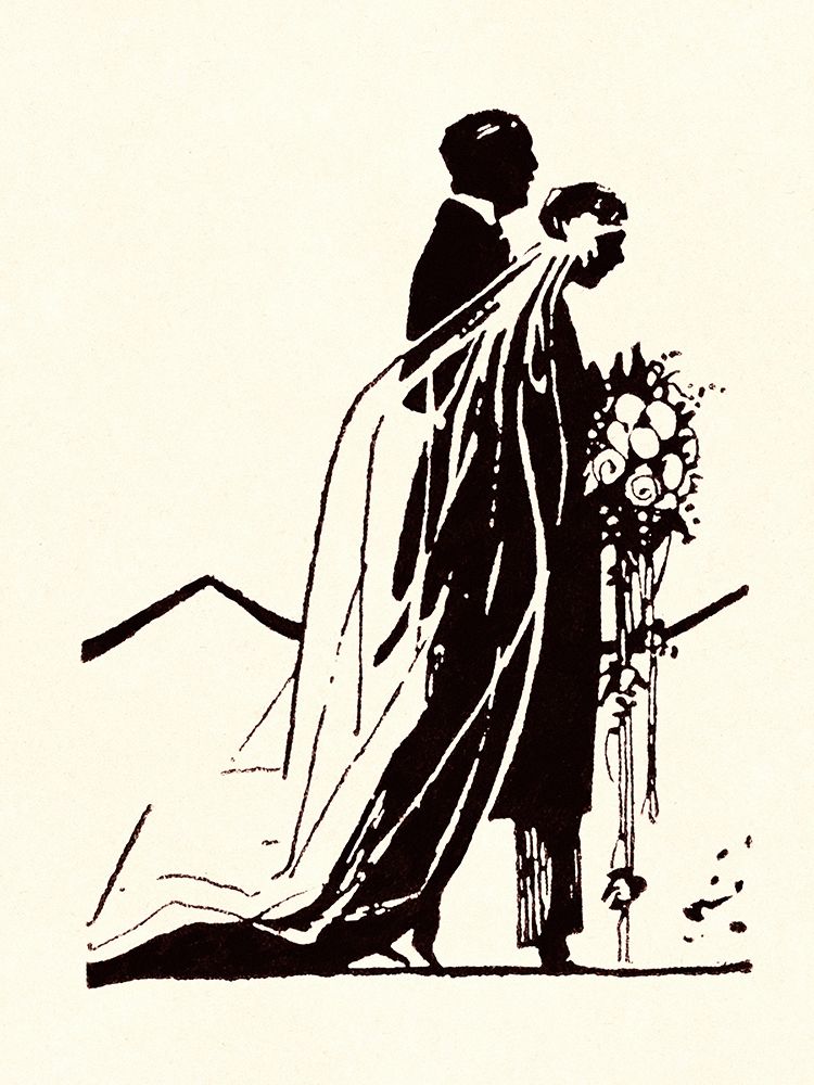 Couple Side by Side Moving Toward a Wedding Ceremony