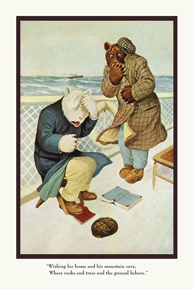 Teddy Roosevelts Bears: Teddy B and Teddy G Are Seasick