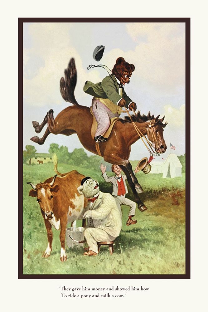 Teddy Roosevelts Bears: Teddy B and Teddy G on the Farm
