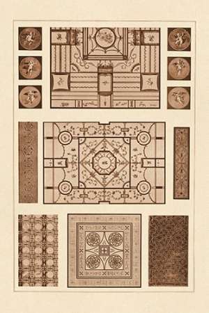 Painted Ceilings and Pavements from Pompeii